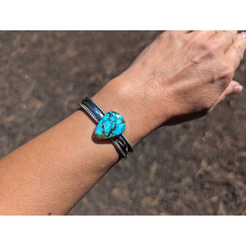 Navajo Bracelet Genuine Handmade Native American Jewelry sz 6.25** - Picture 12 of 13